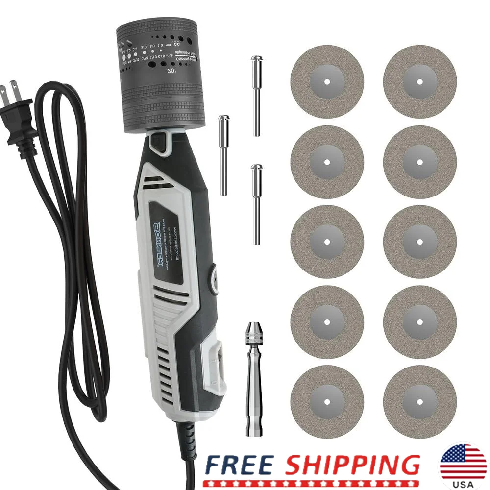 6 Size 8 Angles Tungsten Electrode Grinder Set Electric Rotary Tool Welding Accessories Kit