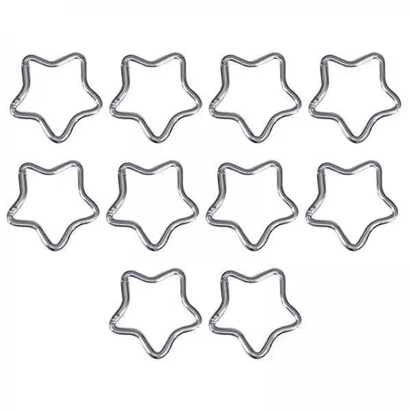Star Shaped Carabiner Keychain Clip Quick Release Aluminum Alloy Hook for Bag Keyring Backpack Camping Hiking Tools