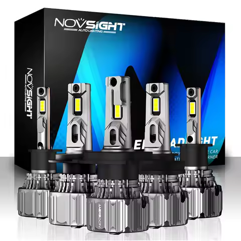 NOVSIGHT H7 LED Car Headlight Bulbs H4 H11 H8 H9 H1 H3 9005 9006 H13 Bulbs 70W 15000LM MIni Size 6500K Headlamp Car Accessories