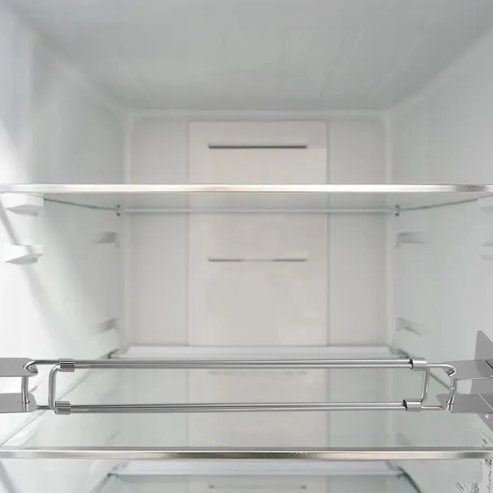 

Long-Lasting Storage Solution Adjustable Fridge Bars Organize Refrigerator Bars Easy Installation Electroplating Treatment