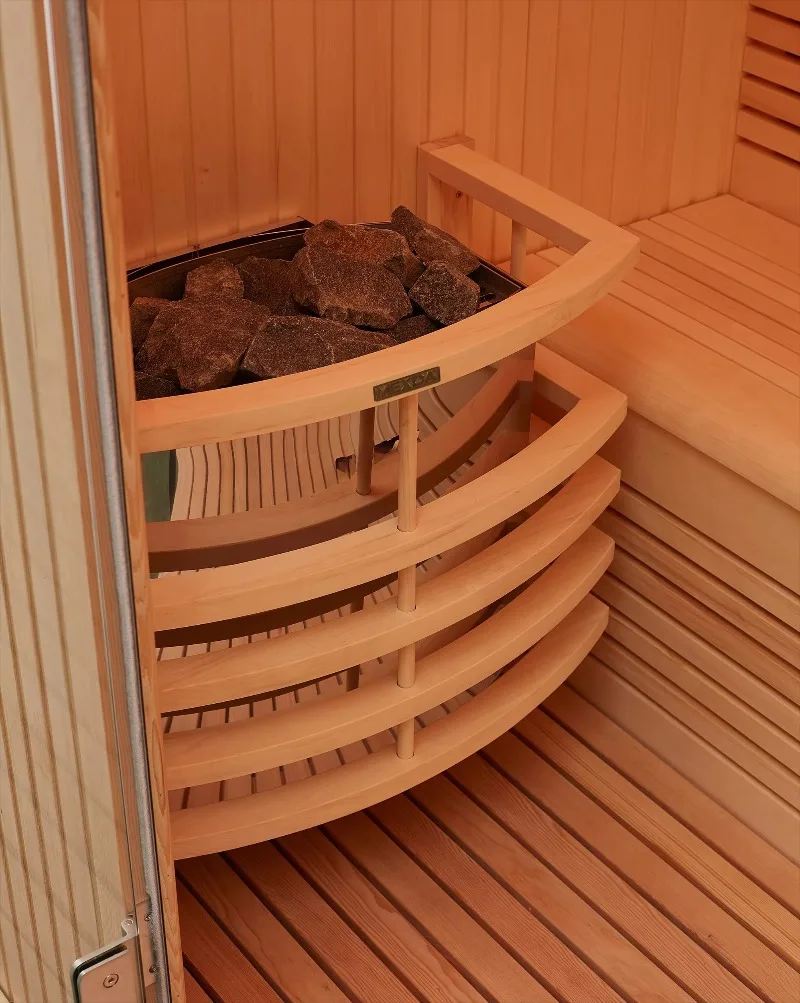 Wooden Home Use Infrared Sauna Room 4/5/6 Person Dry Steam House with Sauna Heater Sauna Room Outdoor