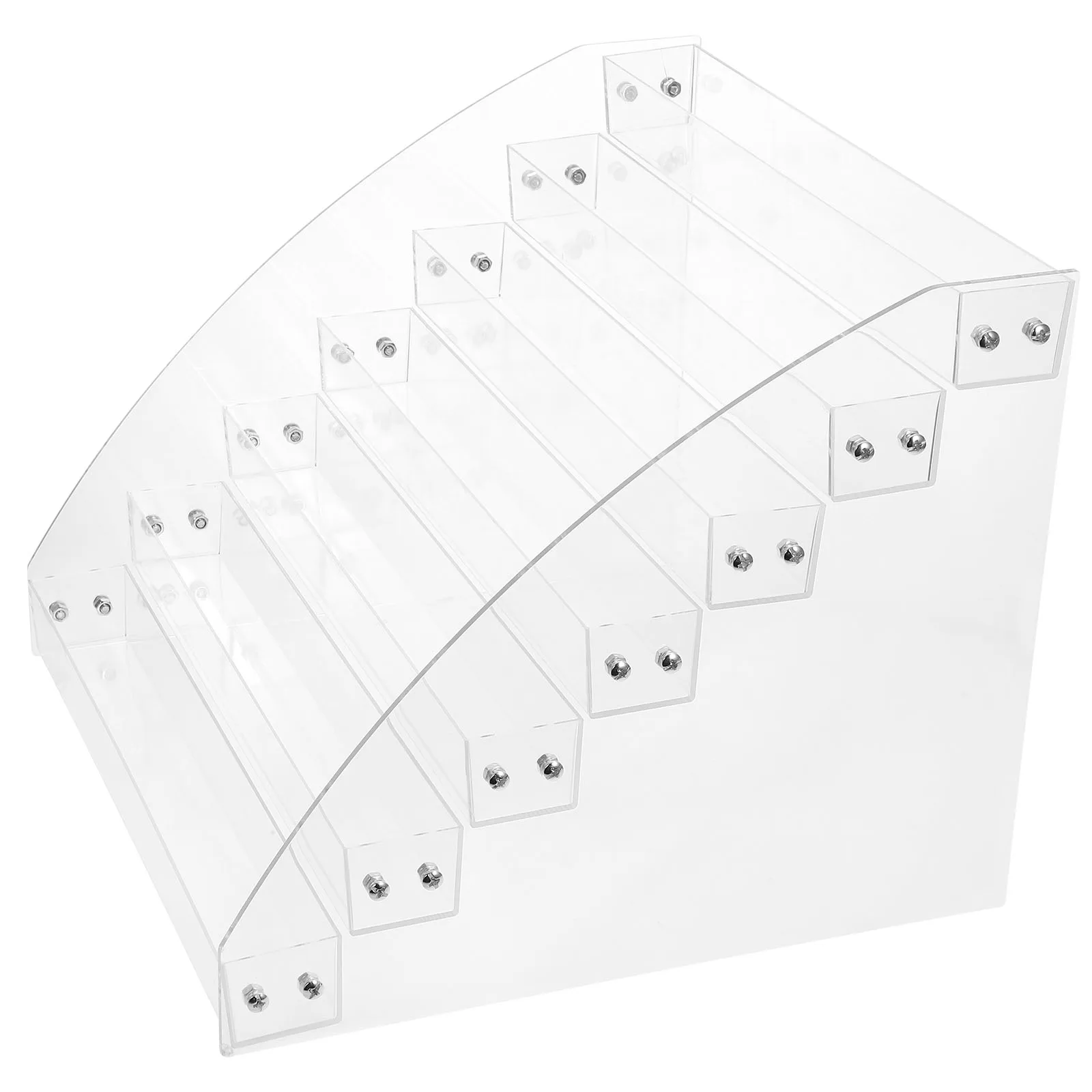 

7-Layer Acrylic Display Lipstick Nail Polishes Storage Organizer Stand Clear Holder Multi-Layer Shelves Desktop Home