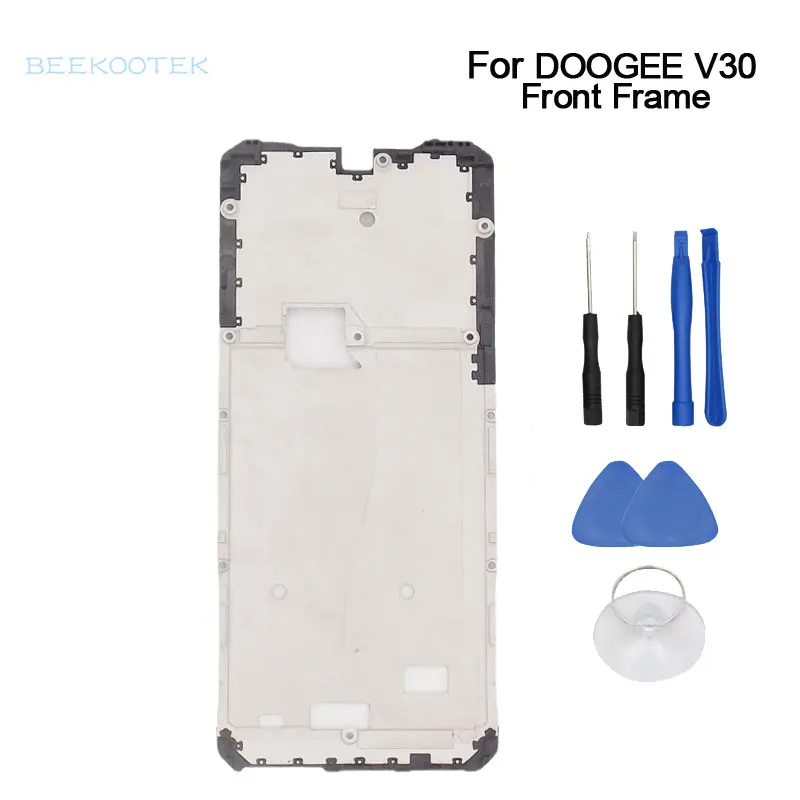 

New Original DOOGEE V30 Front frame LCD Front Metal Housing Replacement Accessories For Doogee V30 Smart Cell Phone