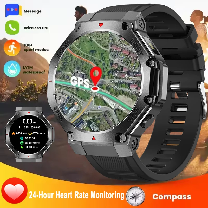 New For Huawei Watch GT5 Max Smart Watch Men Women HD AMOLED Screen NFC GPS Tracker Bluetooth Call Health Waterproof Smart Watch