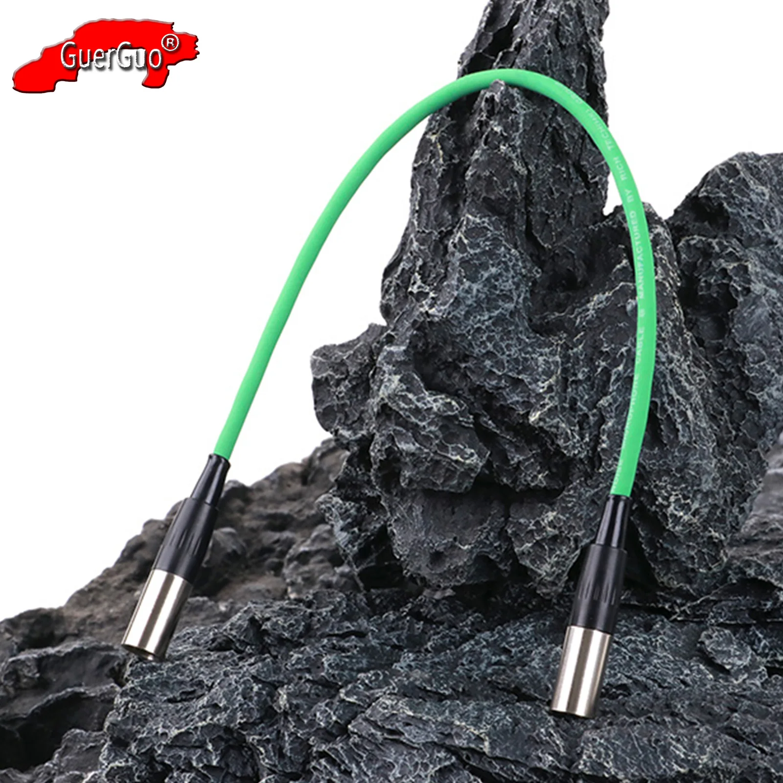 Mini 3Pin XLR Male to Male Audio Adapter Converter Cable Aluminum Foil Shielded Audio Cord for Headphone Camera Mixer Amplifier