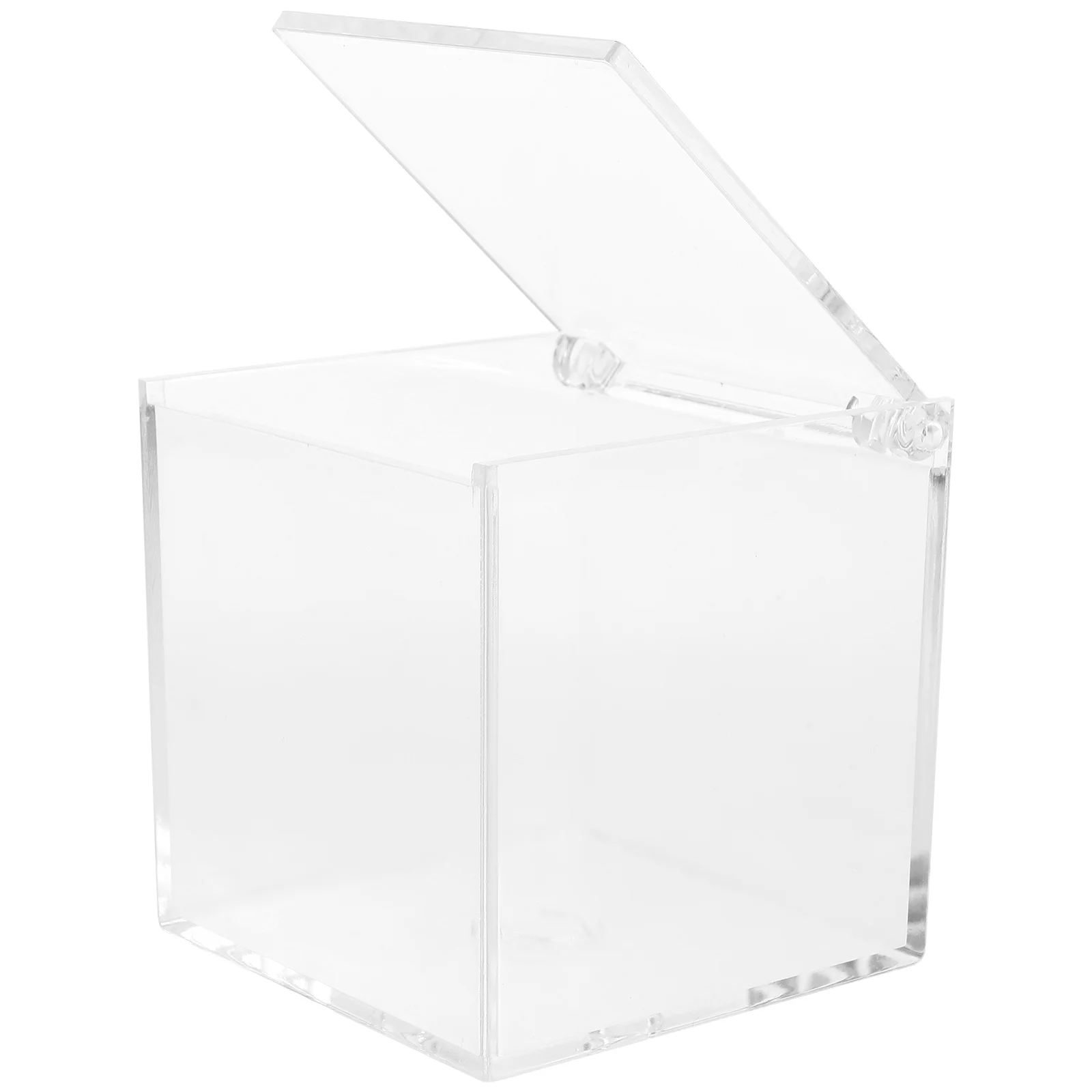 

Acrylic Storage Box 10cm Transparent Display Case Collectibles Organizer Square Container Figurine Model Toy Desk Accessories