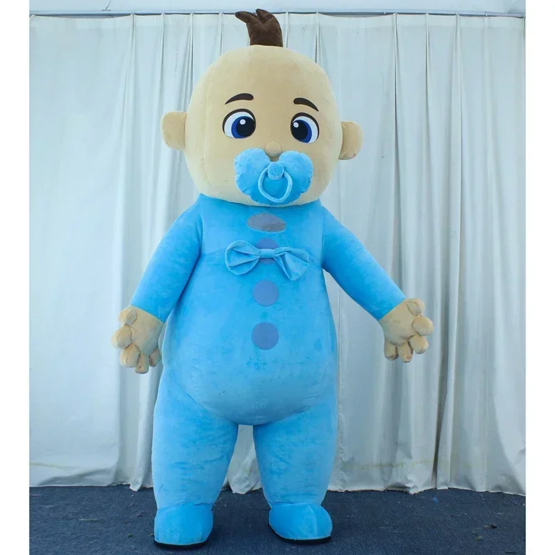 

2m/2.6m Inflatable Baby Boy Girl Mascot Adult Cartoon Character Outfit Attractive Suit Birthday Gift for Party Event No Battery
