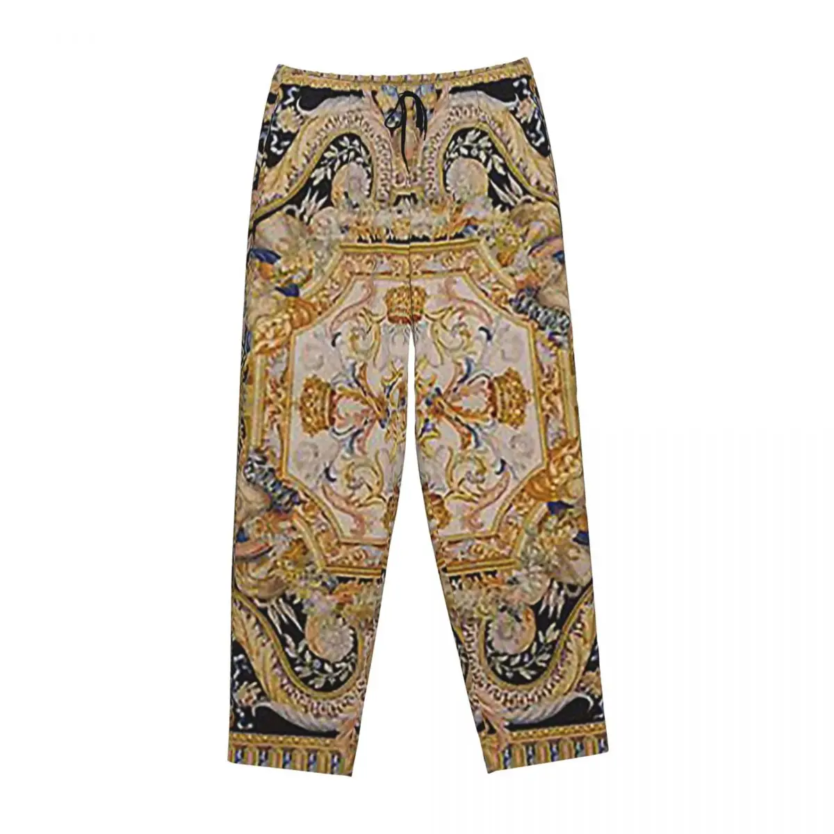 

Custom Baroque Madness Women Pajama Pants Lounge Sleep Sleepwear Bottoms with Pockets