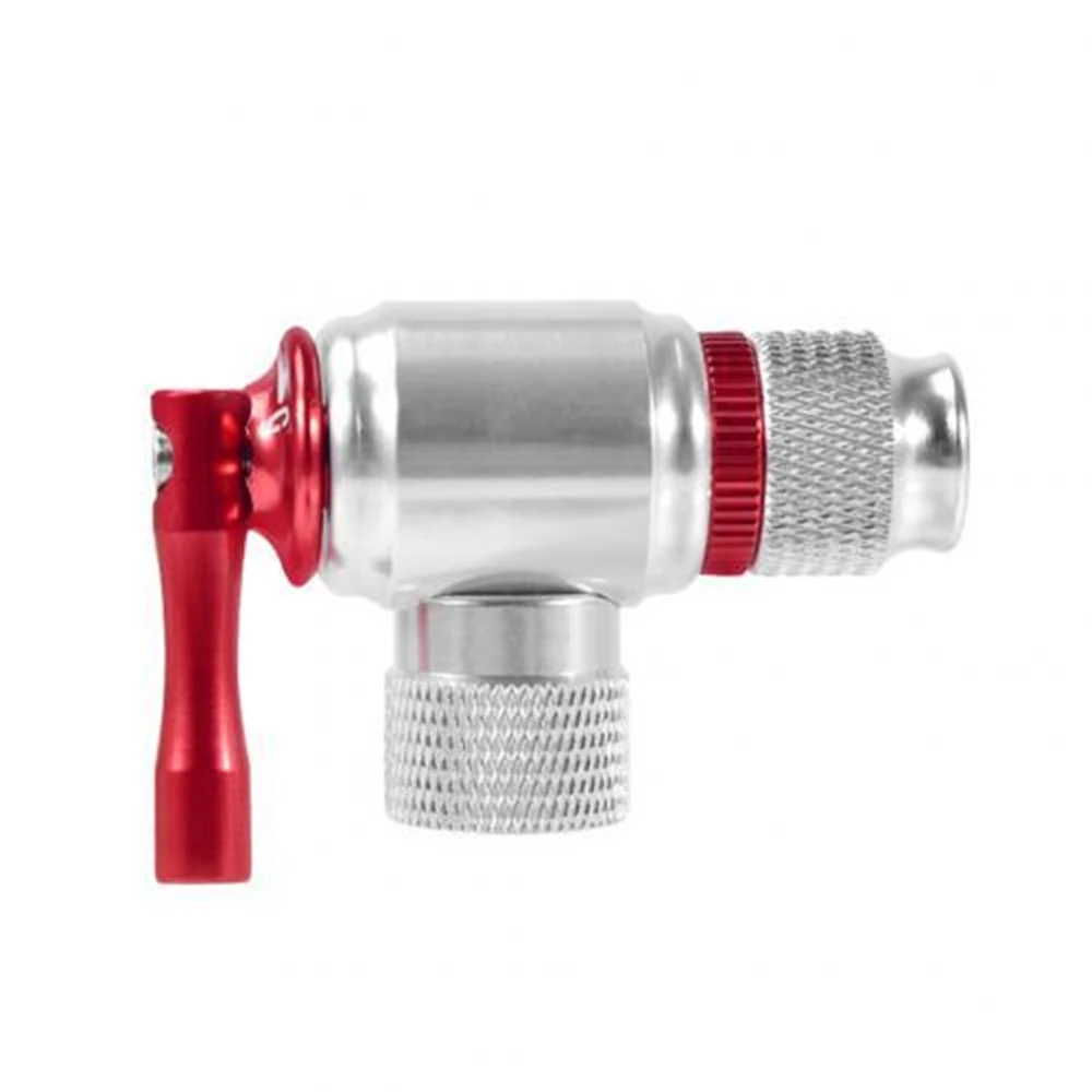 

Portable Bike Pump Mountain Bike Bicycle Accessories Riding Emergency Gas Nozzle CO2 Cylinder Pump Head Adapter Fast Inflator