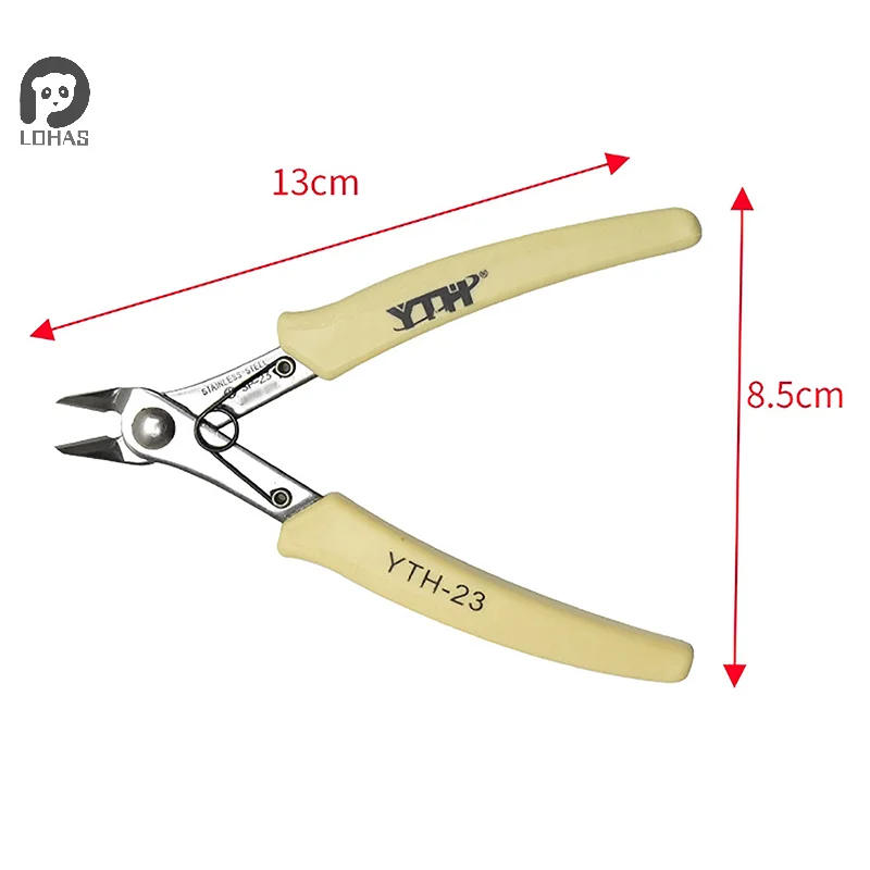 Cutting Pliers Diagonal Pliers Nipper Side Snip Cable Wire Cutter Clamp YTH-23 Mini Electronic Hand Tool Cutters