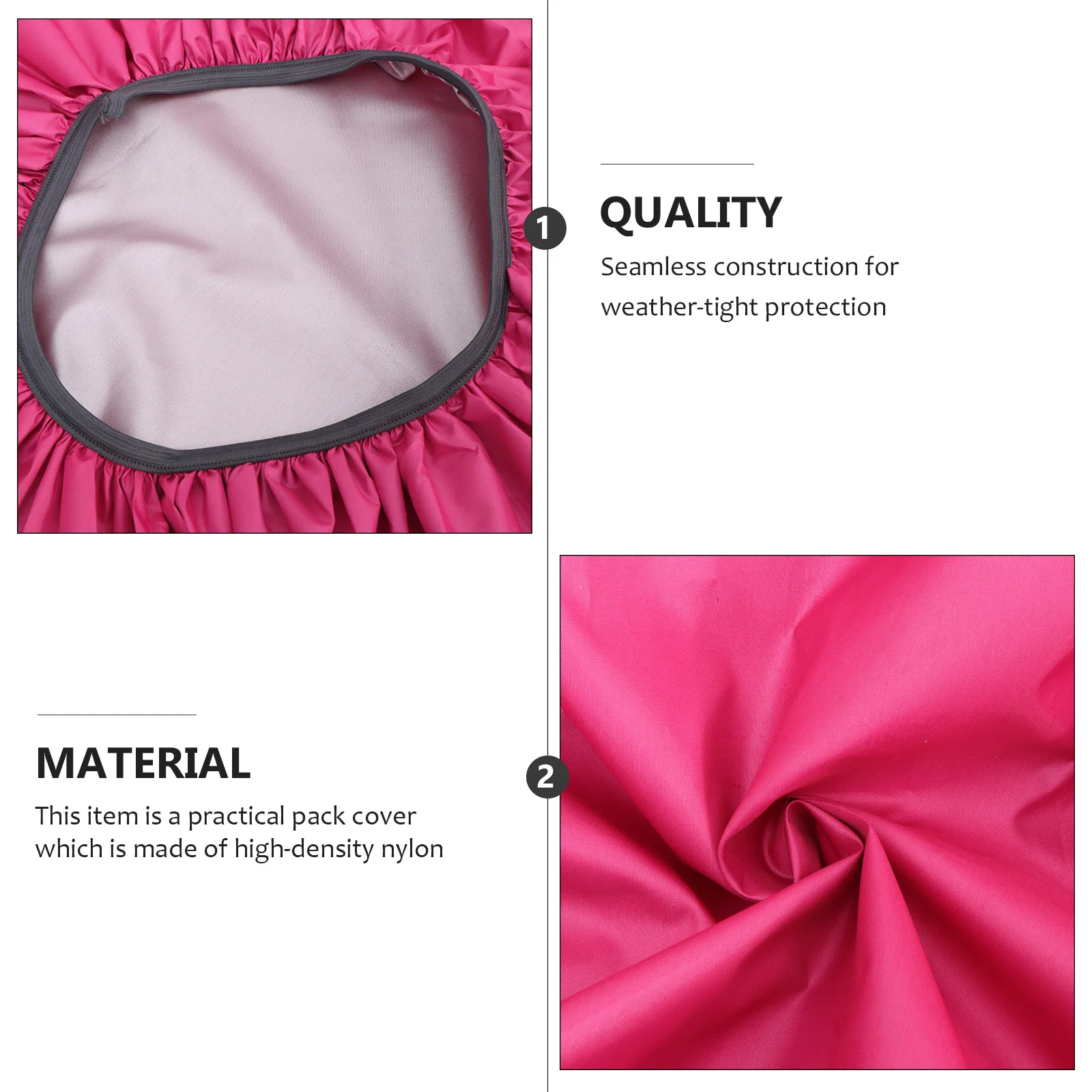 

Waterproof Bag Cover Rucksack Backpack Rain Backpacks Protective Outdoor Messenger Backpacking Covers Rose Color