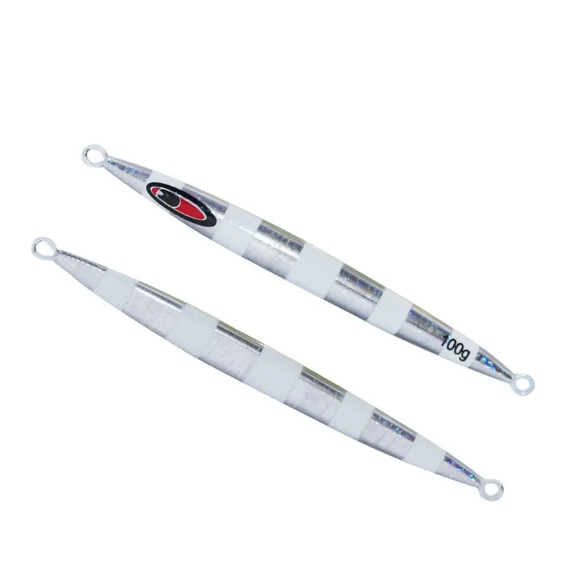 2 قطعة معدن عمودي كبير 100 جرام-1000 جرام الصيد إغراء التصيد الرقص المعادن بيونيك الطعم القفز طويلة الصب إغراء أعماق البحار تهزهز سمك السلمون المرقط #4