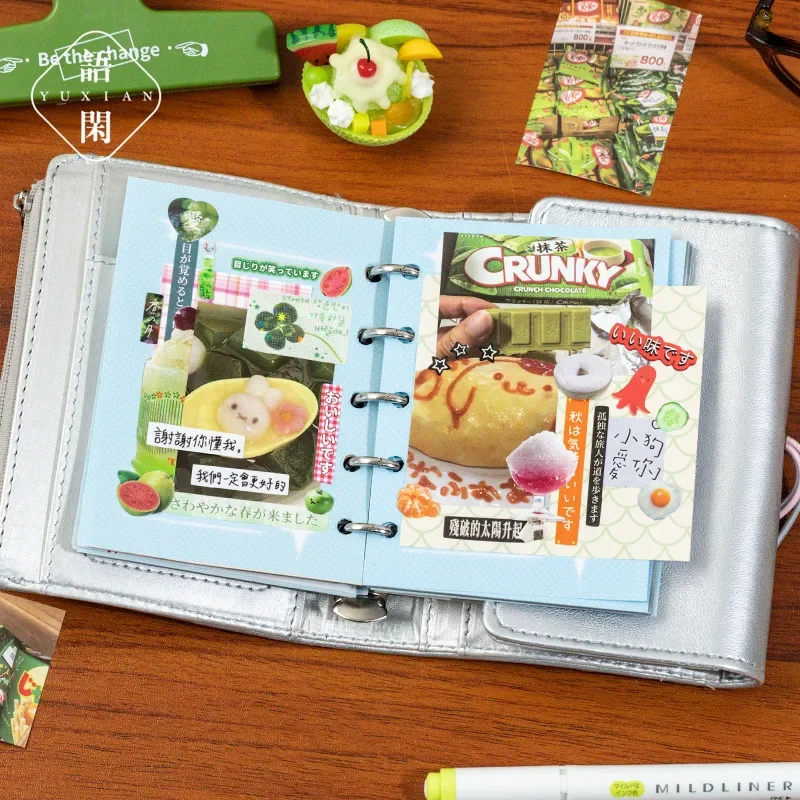 50pcs Doudou Sticker Book Old Memory Series Ancient Style Portable Small Book Material Handbook Decoration Collage