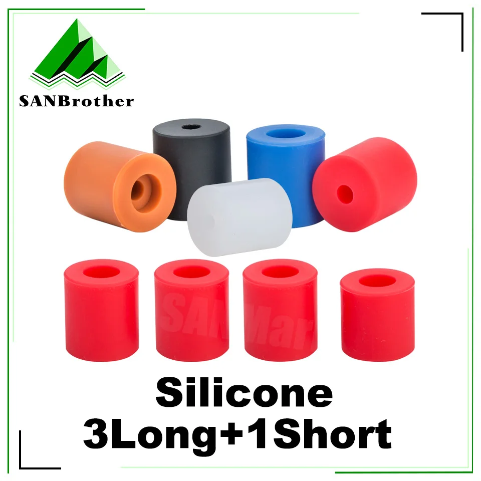 4PCS/set Hot Bed Leveling Column Silicone Solid Spacer Platform Leveler For CR-10/ CR10S CR-X Ende-3 3D Printer Parts