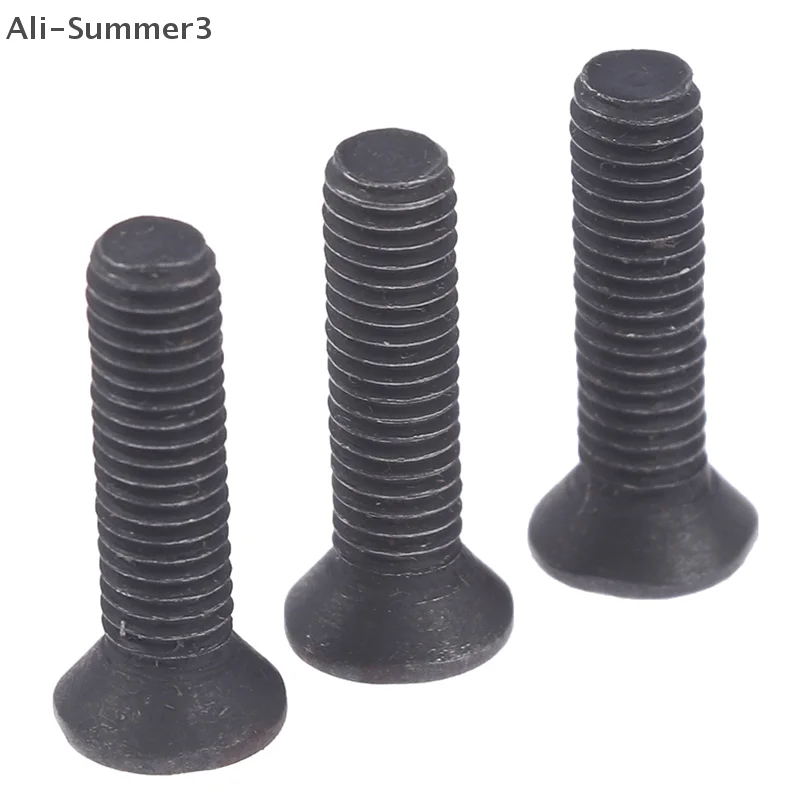 10개/세트 고정 나사 M5*20 M6*22 왼나사 1/''UNF 3/8''UNF 드릴 척 샹크 어댑터 나사