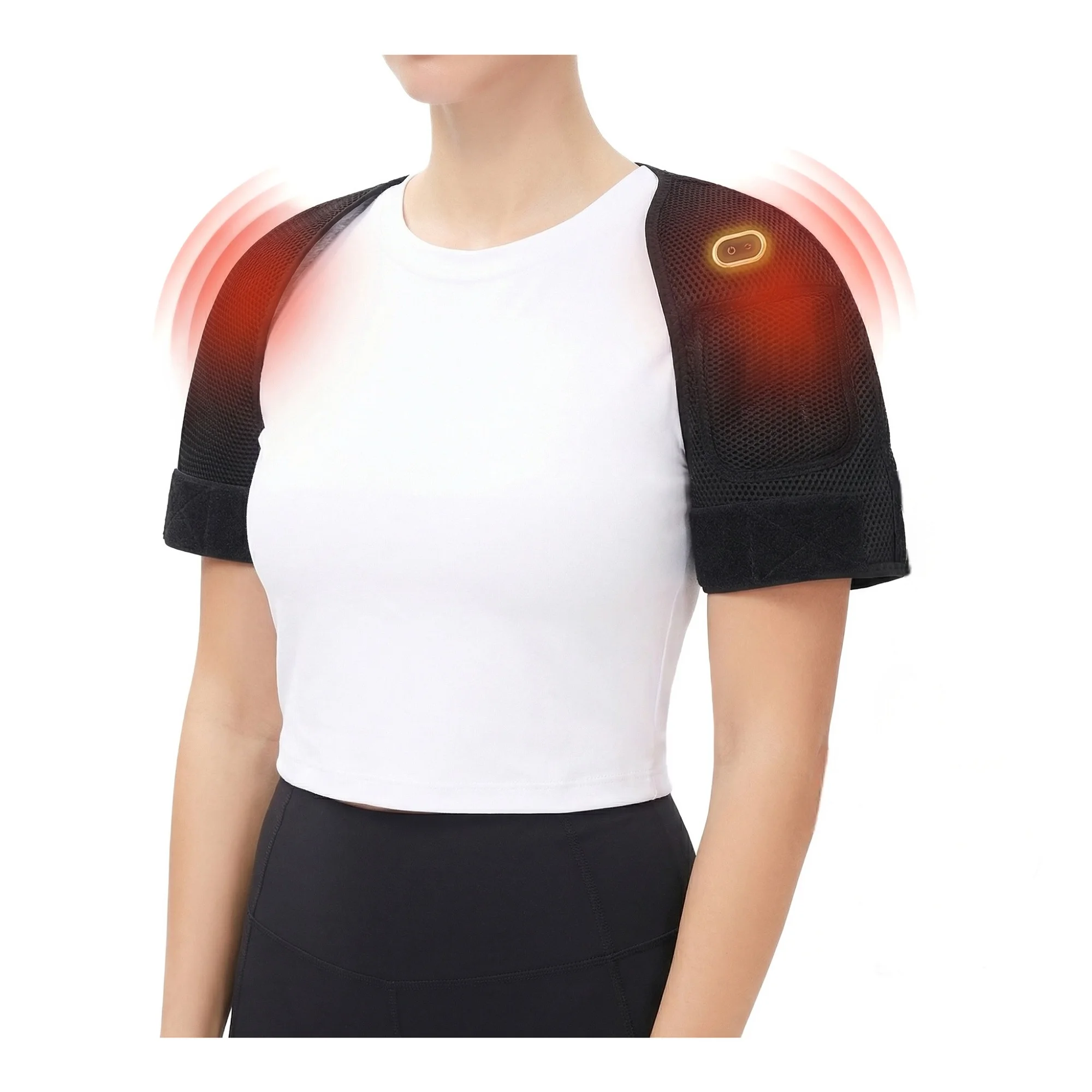 Electric Heating Massage Support for Neck And Shoulder Back Pain Relief Muscle Relaxation Anti-fatigue Relieve Stress