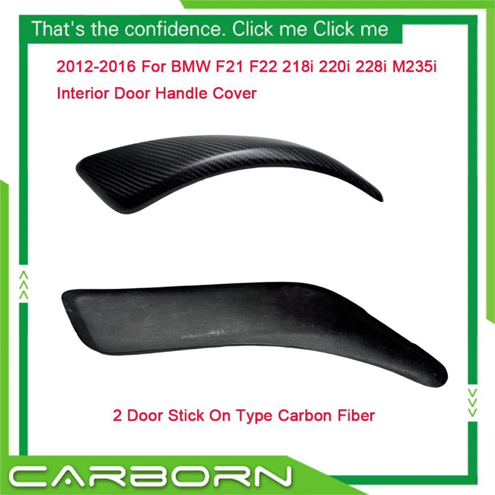 

2012 2013 2014 2015 2016 Для BMW F21 F22 218i 220i 228i M235i 2-дверная глянцевая/матовая черная внутренняя дверная ручка из углеродного волокна