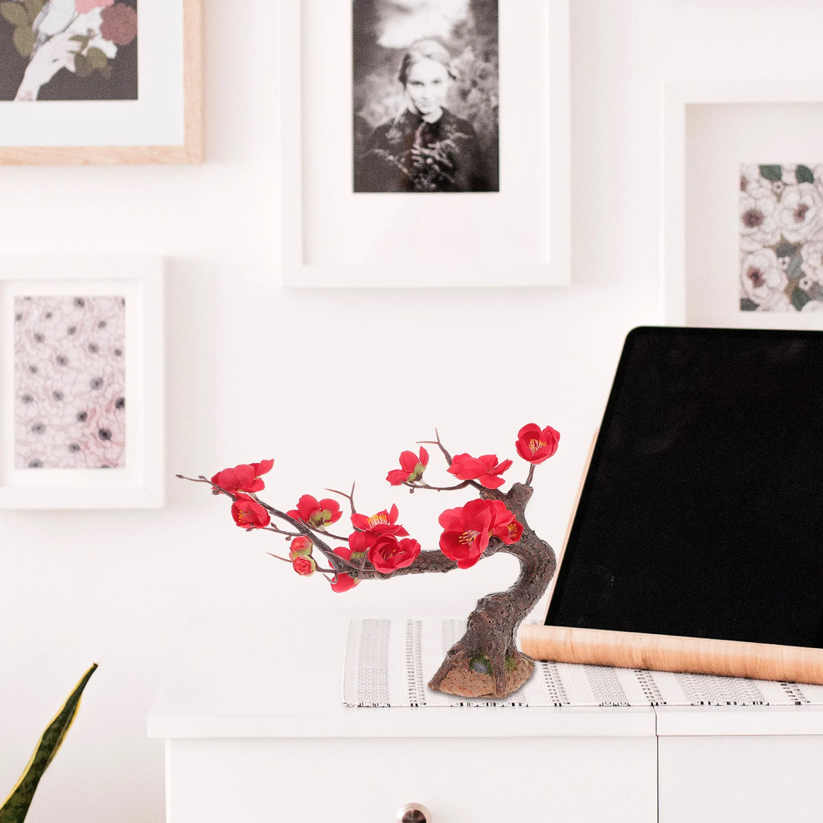 

Mini Table Fake Ornament Bonsai Ornament Realistic Artificial Fake Decor Simulation Tree Plastic Tree