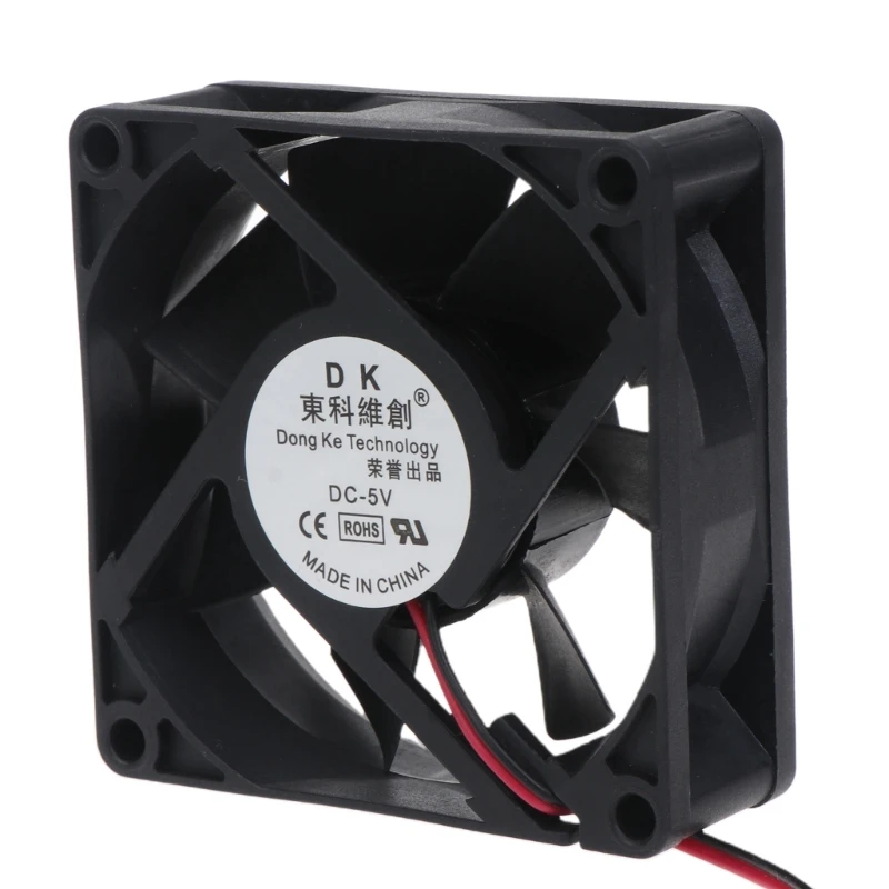 7025 Fan Dual Ball Bearing CPU Cooling Radiator 5V 12V 24V XH2.54 2Pin Fan Computer Case Server Radiator 70x70x25mm