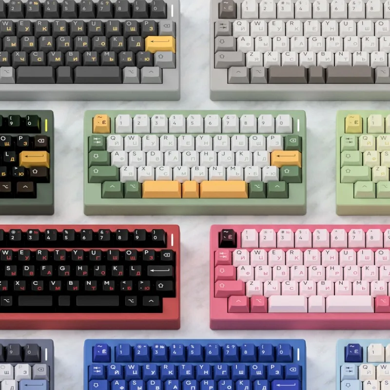 Raven50 Mechanical Keyboard Kit Keyboard Gasket Custom Single Key Slotting Bluetooth Wireless 3Mode Keyboard Kit PC Accessories