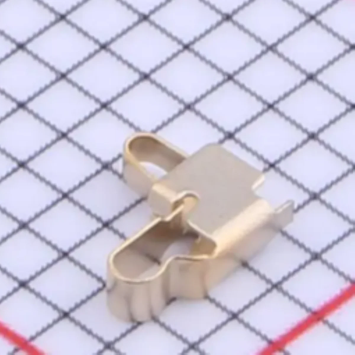 100Pcs Bw0031Ag-L3.5W1.0H3.0 Gold Length 3.5mm Width 1.0mm Height 3.0mm 3.5X1X3Mm Stainless Steel Sus 301 New Original Smd Antenna Spring Contact