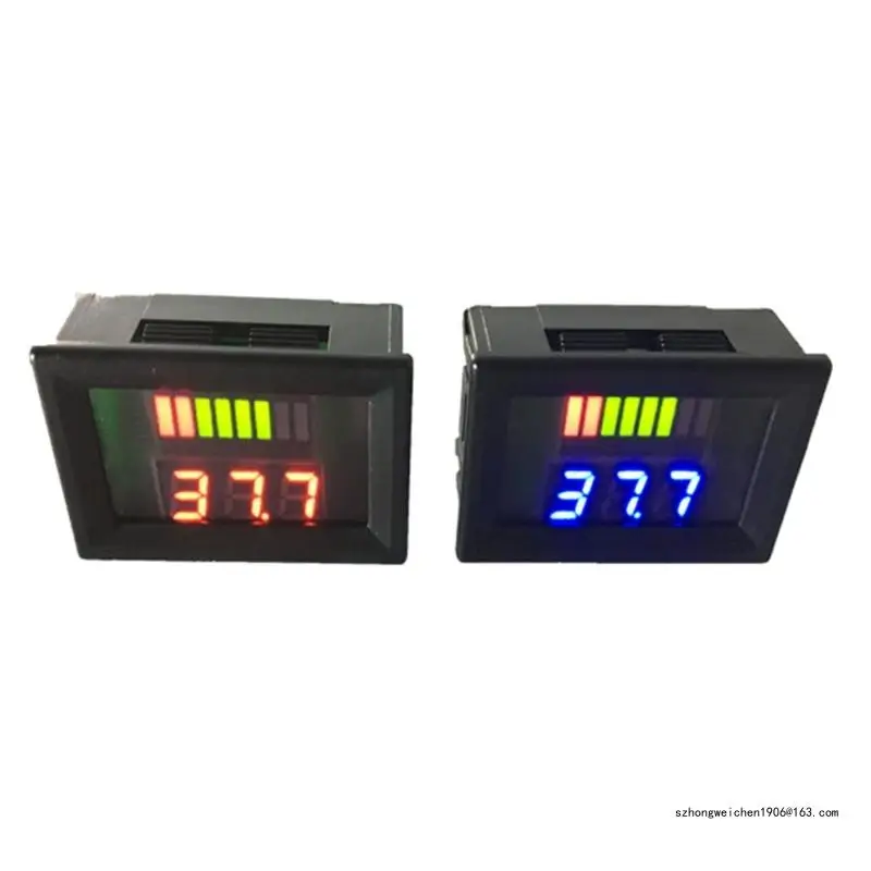 

28GF Battery Meter Digital Battery Capacity Tester Battery Capacity Battery Meter LED Display for Motorbike