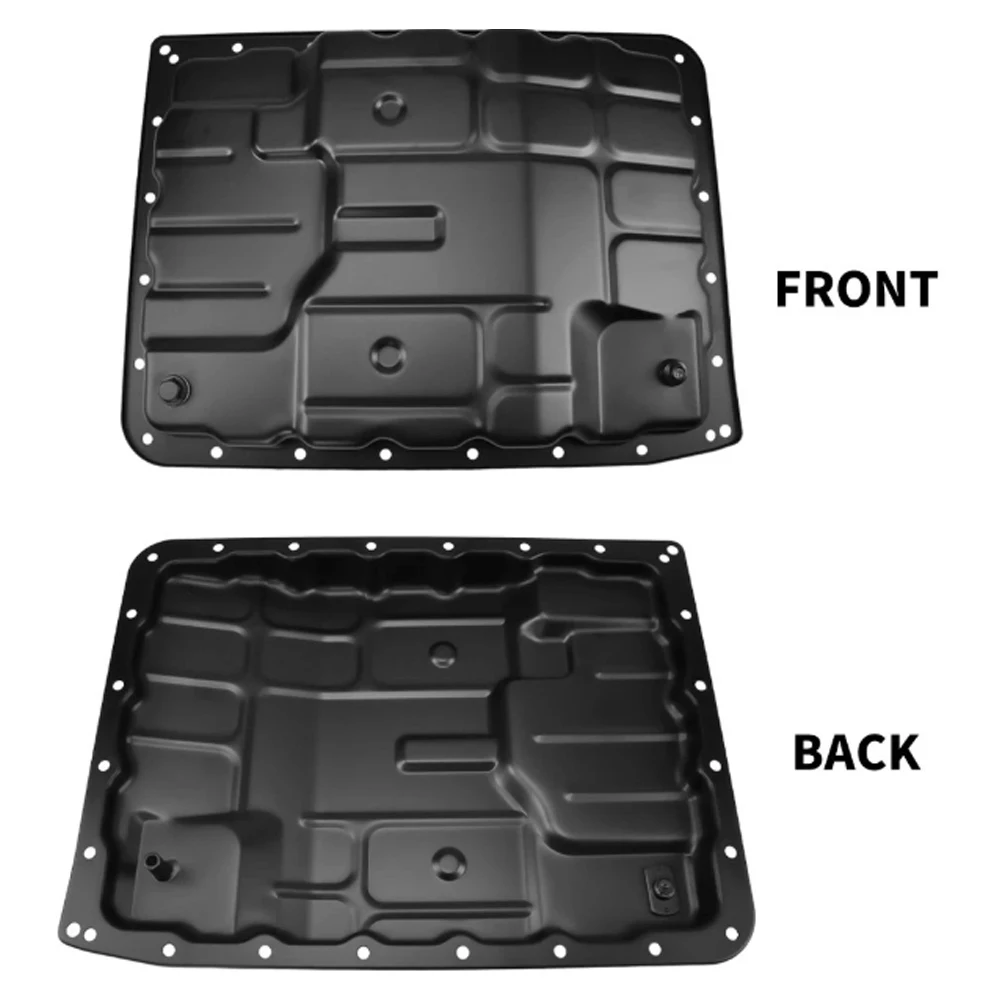 Car Transmission Oil Pan For Nissan For Titan For Infiniti For FX50 For G35 For G37 313901XJ0C Metal Black Direct Replacement