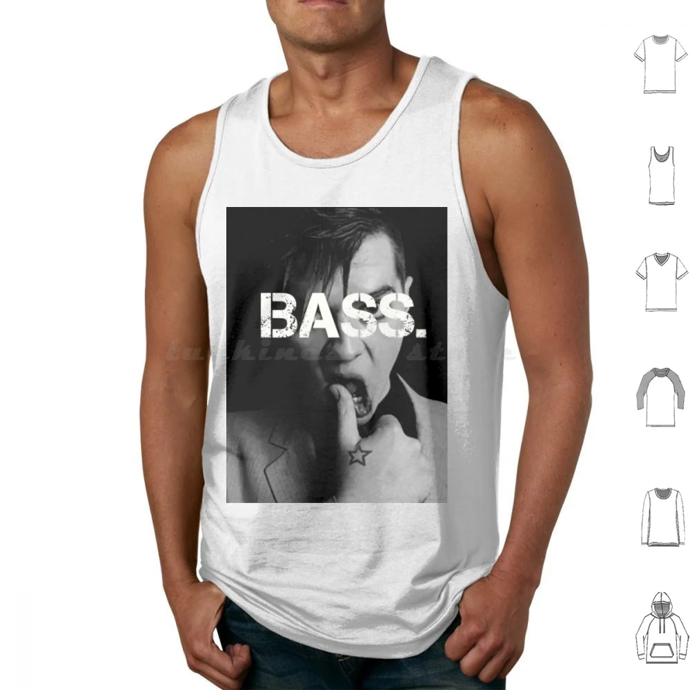 Bass Tank Tops Print Cotton Busted Bass Music Band Matt Willis Mcbusted