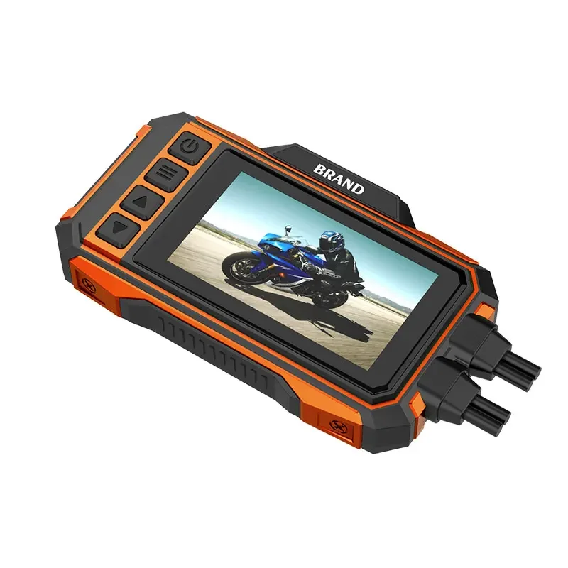 Venda Quente Gravação dvr para motocicleta, painel frontal e traseiro duplo, wi-fi, hd 2k, gps, monitor de estacionamento, 1080p, câmera para motocicleta
