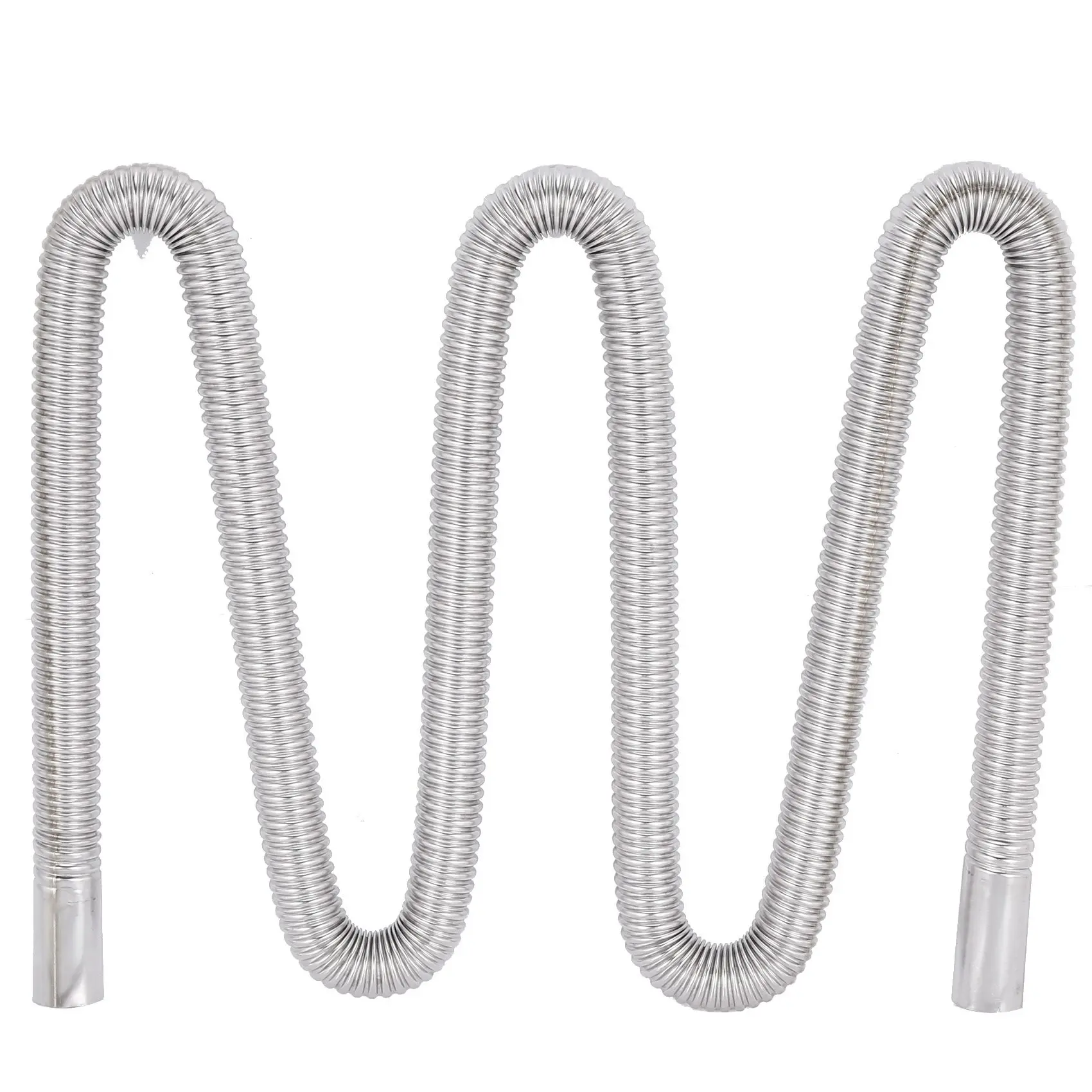 Top Sale 200Cm Car Air Parking Heater Exhaust Pipe With 2 Clamps Fuel Tank Exhaust Pipe Hose Tube For Crude Oil-Heater