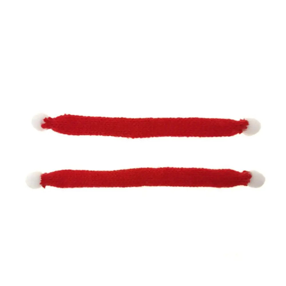 Neck Scarf 1:12 Doll Clothes Cap Pretend Play Mini Xmas Dolls Hat Soft Simulation Christmas Doll Scarf Doll House Decor