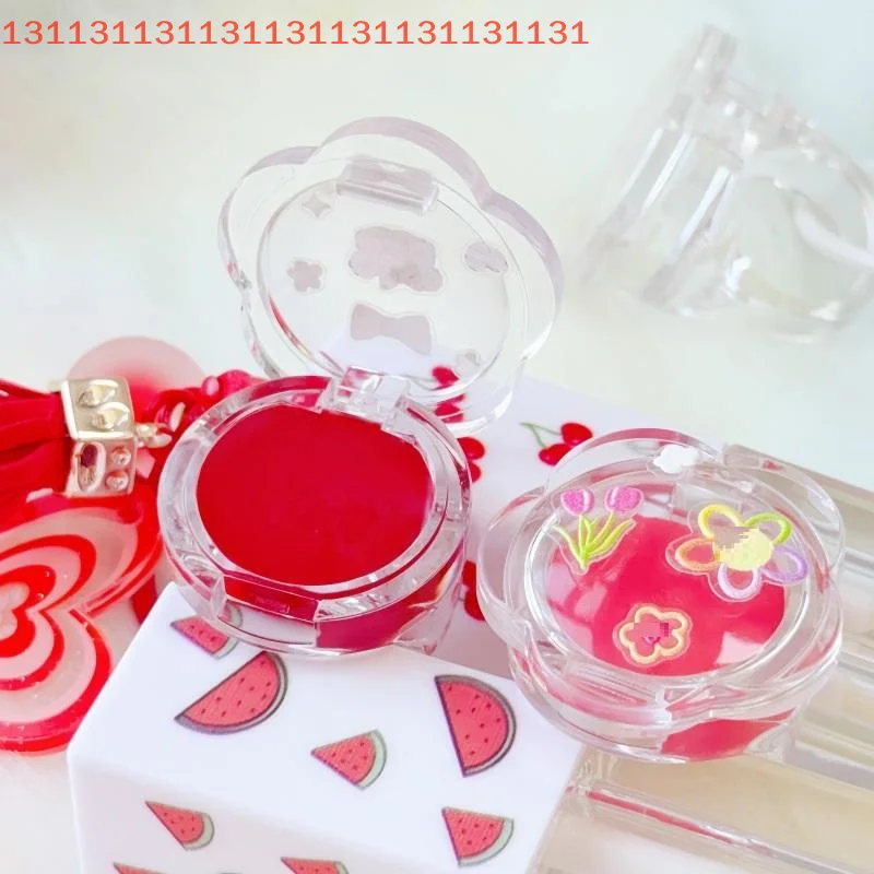 3.5 جرام لطيف جرة أحمر الخدود حاوية فرك الشفاه البلاستيكية الفارغة مع غطاء على شكل حلقة لقناع بلسم العناية بالبشرة برطمانات التجميل #4