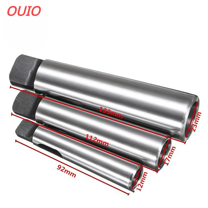 OUIO MT1 MT2 MT3 MT4 MT5 Drill Sleeve Arbor Morse Taper Adapter Reducing Drill Sleeve for Morse Taper Sleeve Shank Tool Holder