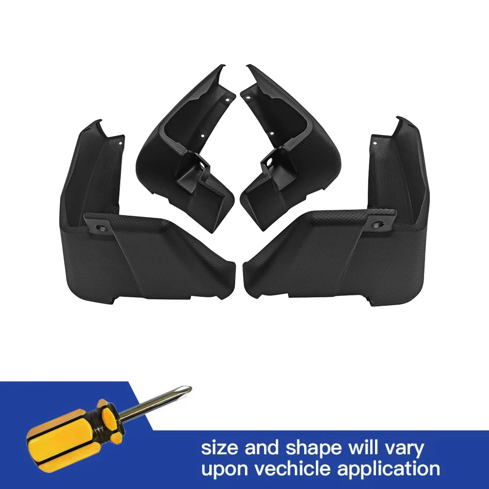 

4Pcs Front & Rear Mud Flaps Splash Guards Mudguards Black For Subaru XV Crosstrek 2018 2019 2020 2021