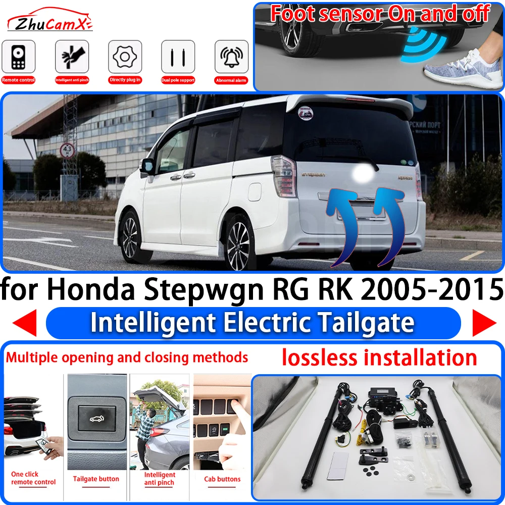 

ZhuCamX for Honda Stepwgn RG RK 2005-2015 Power Liftgate Trunk Electric Suction Tailgate Intelligent Tail Gate Lift Strut System