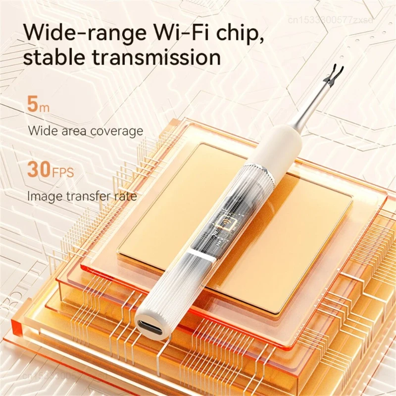 Xiaomi Intelligent Visual Ear Sampling Forceps Ear Wax Cleaner Remover Endoscope Wireless Ear Sampler Tools 8MP HD Pixels Camera