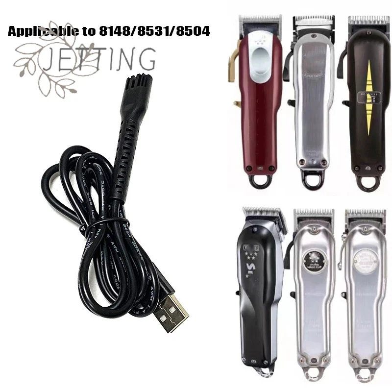 Hot 5V USB Charging Cable Adapter Cord Electric Hair Clippers Power Supply For 8148/8591/8504 Electric Clipper Accessories