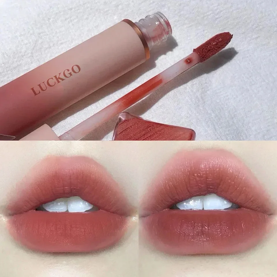 Crema de labios líquida desnuda, pigmento rojo rosa, tinte de labios Sexy para mejillas, hidratante, brillo de labios de larga duración, Cosméticos impermeables