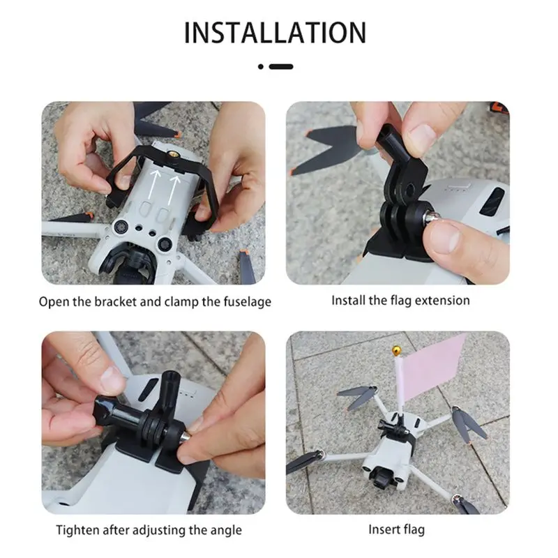DT98 Drone Mount Bracket for DJI MINI 4 PRO/3/3 PRO Top Extension Camera Stand Holder Accessories