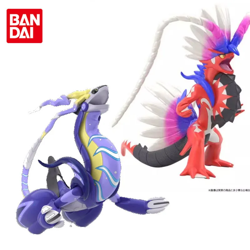 Bandai Original Pokemon Shokugan Miraidon Anime Action Figures Toys for Boys Girls Kids Gift