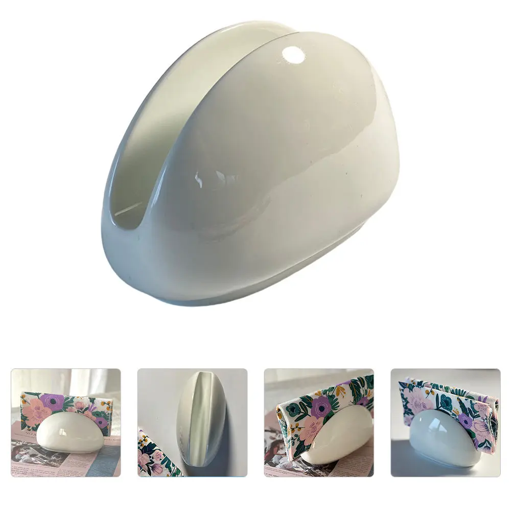 

1Pcs Ceramic Napkin Holder Simple Kitchen Tissue Rack for Home Hotel Office Bathroom Paper Towel Organizer