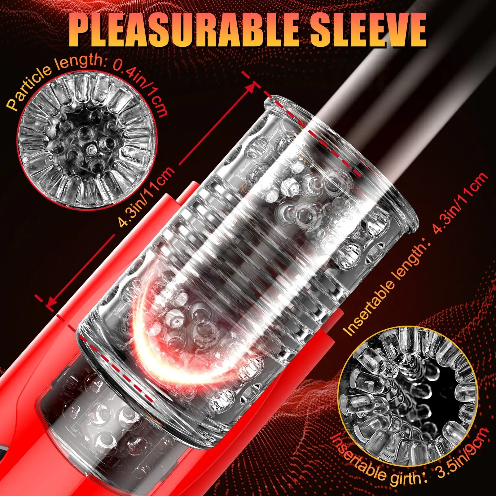 HESEKS Hands Free 7 Thrusting Rotating Modes Masturbators For Men Intelligent Voice Pussy Vaginas For Men Adult Sex Toys For Men