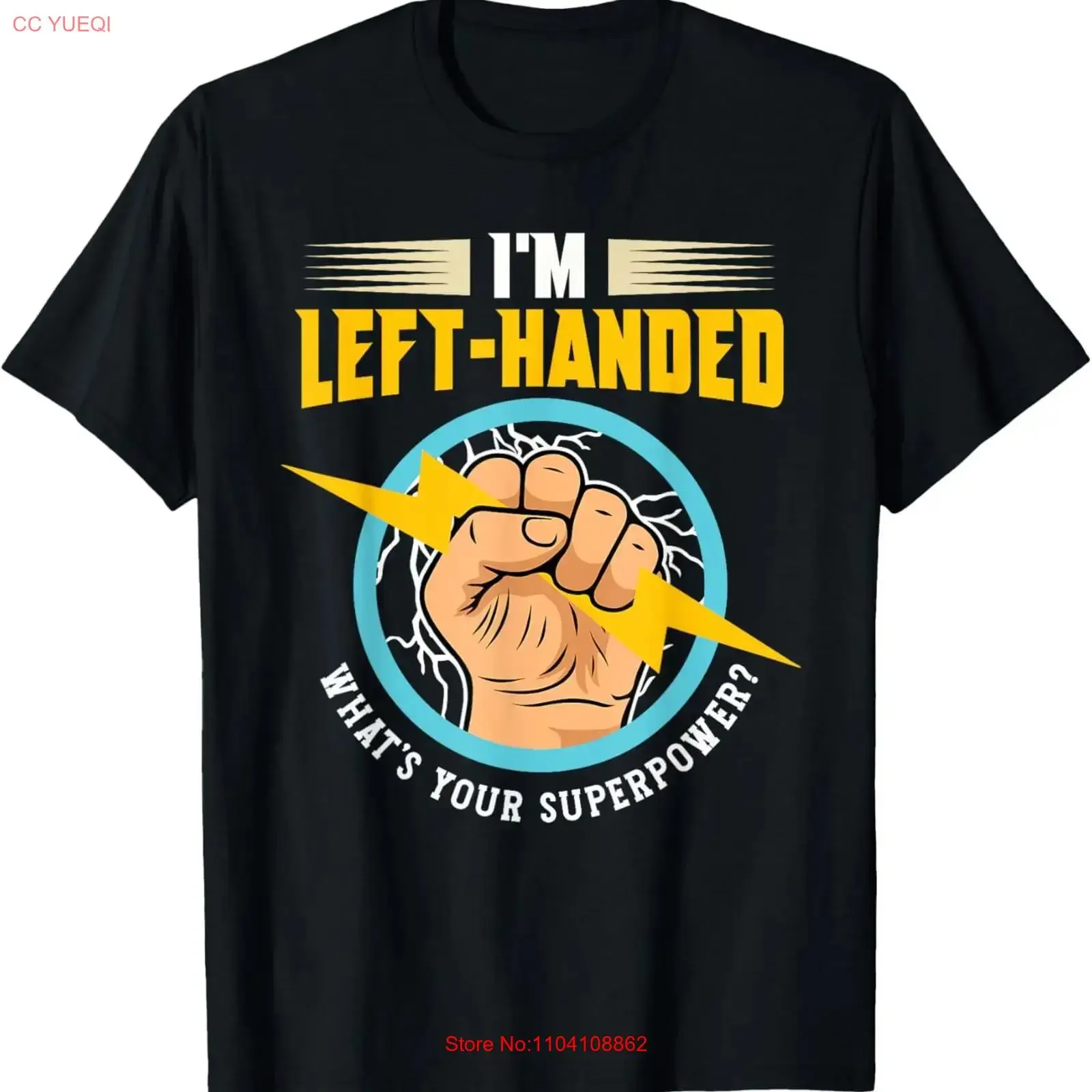 Left Handed Lefty Hander Leftie Buddy Hand T Shirt  vintage Washed Stretched Comfortable Casual Top For Everyday Wear homme