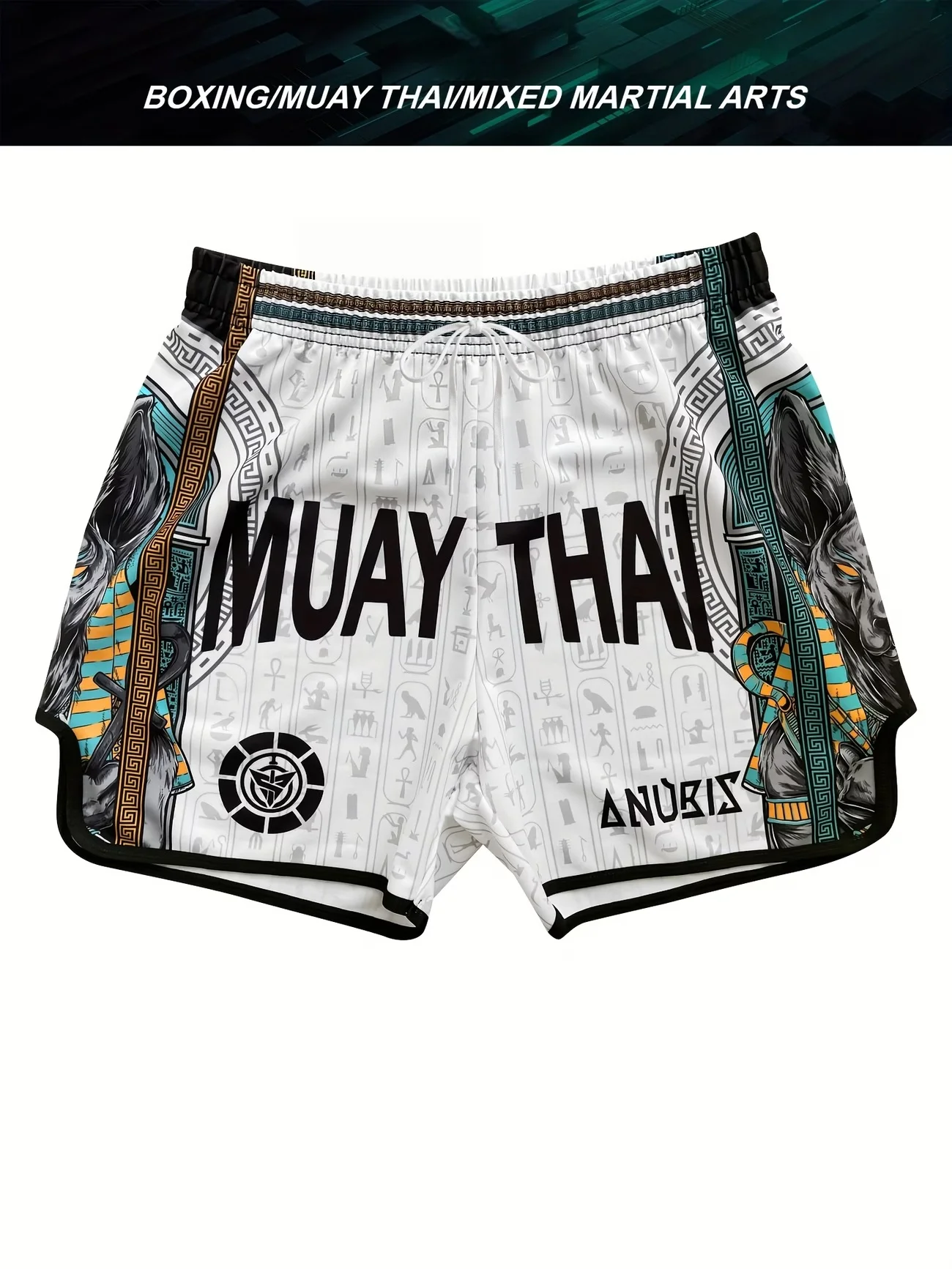 2026 Muay Thai Shorts Atmungsaktive Boxshorts für Herren Kickbox-Trainingshosen Elastischer Bund Kampfsport Wettkampf-Shorts – Detail 6