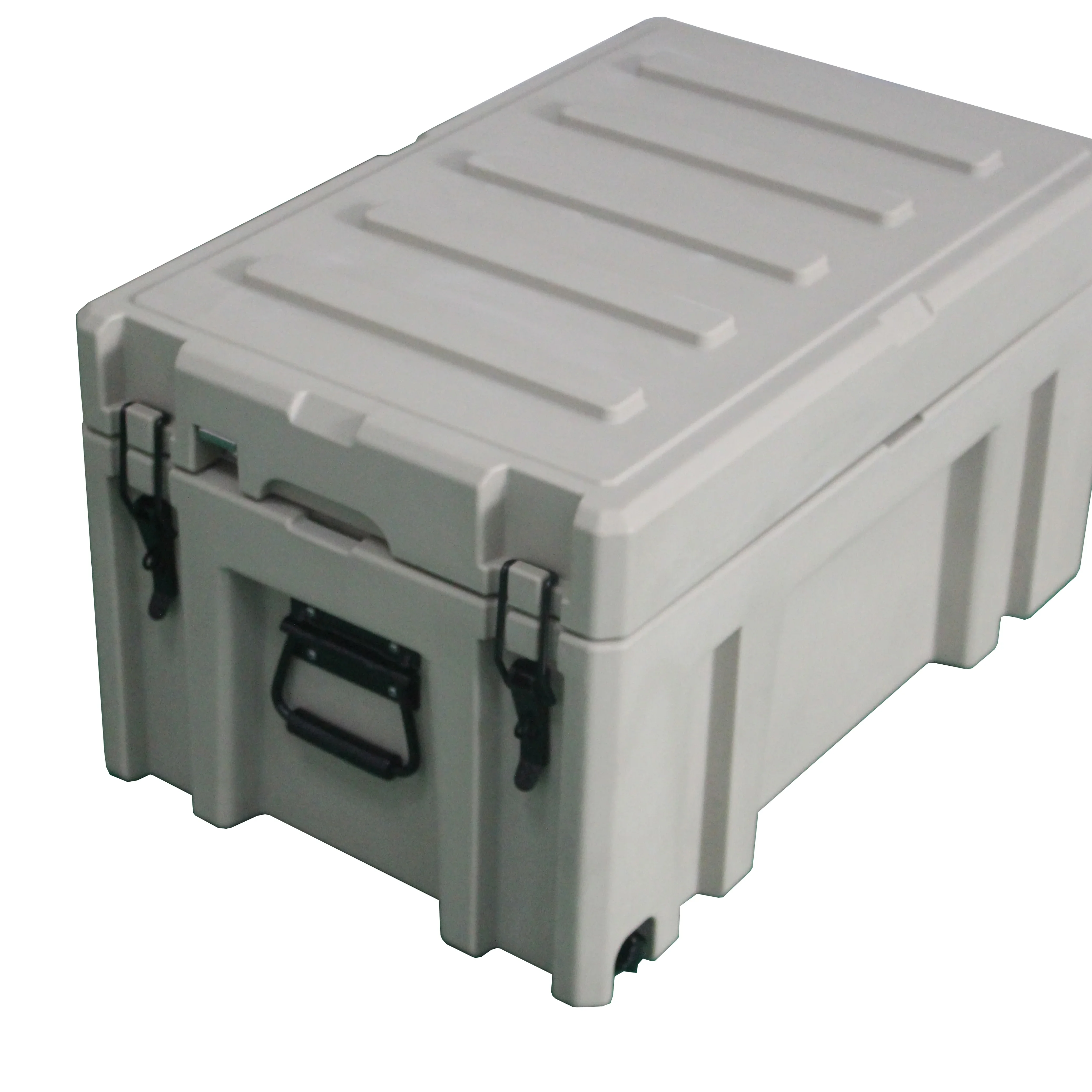 2024 New Type LLDPE Plastic Storage Case Cold Storage Box Lidded Plastic Camping Food Storage Box Outdoor Tool Box