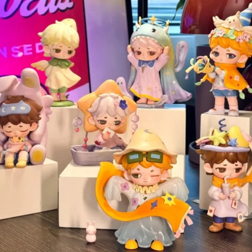 Mann STORY – boîte aveugle série The Imaginative Me, modèles de poupées de dessin animé, jouets, ornements de bureau, cadeaux d'anniversaire