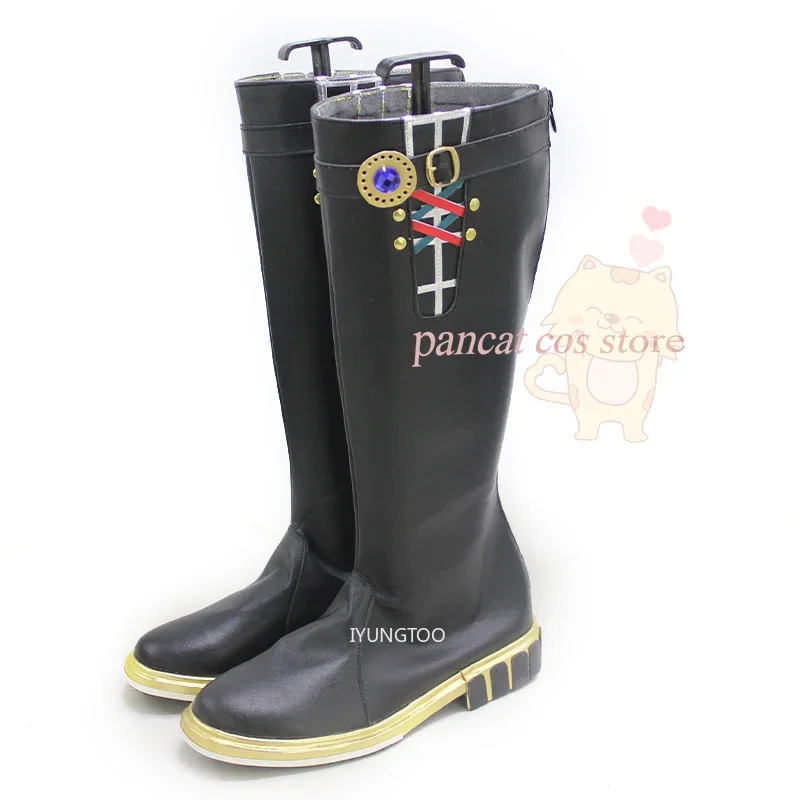 أحذية جميلة ديربي أوغوري كاب التأثيرية لعبة الرسوم المتحركة الهزلية أحذية طويلة أزياء تنكرية أحذية الدعامة لحفلات الهالوين #3