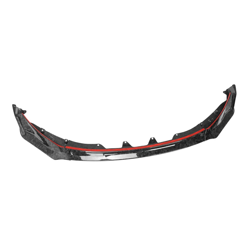 V Style Dry Forged Carbon fiber front Bumper Lip Winglet 2 PCS For BMW M3 G80 4-Door 2021+ G80 M3 Rear front Bumper Lip