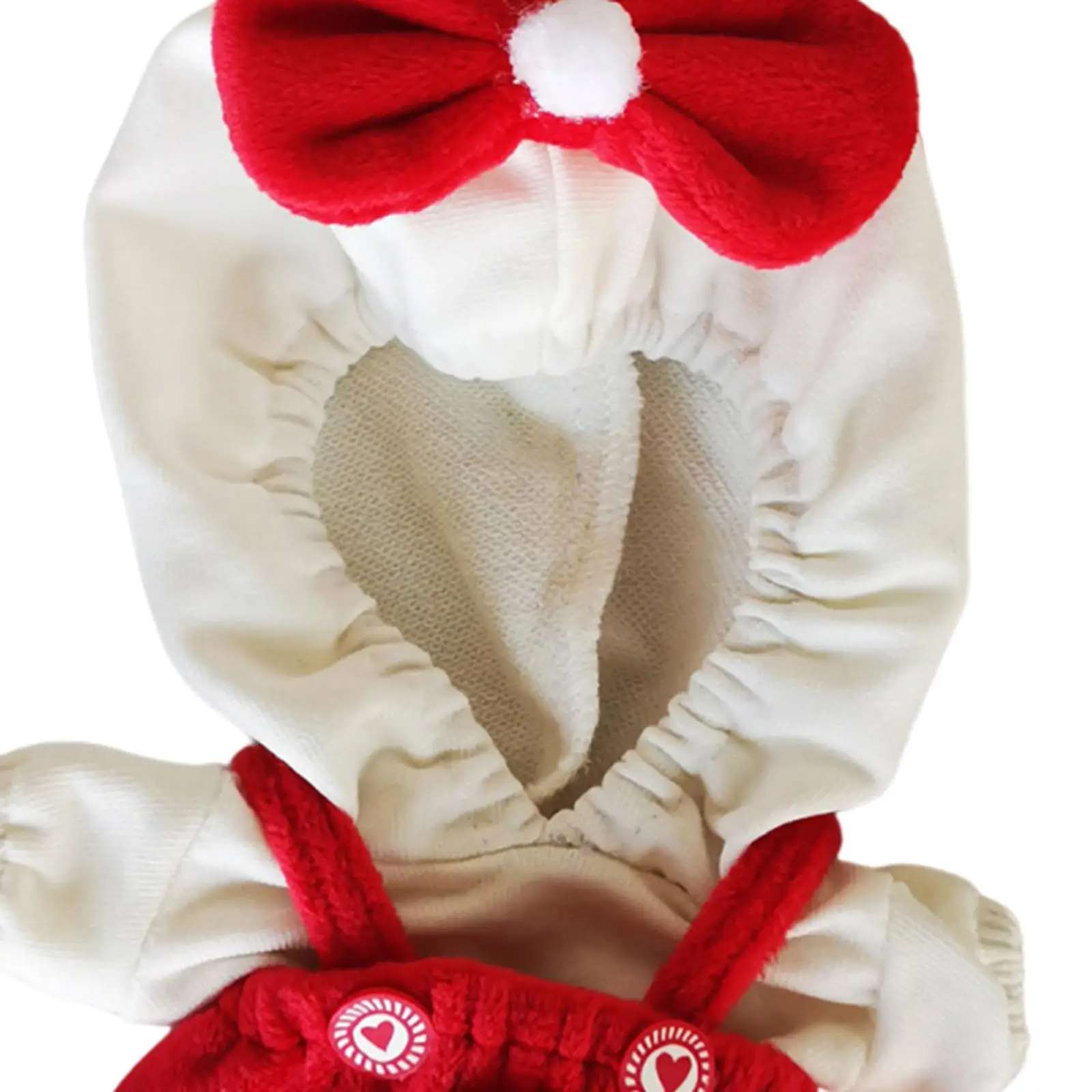 Plush Doll Hoodie Pants Pendant Doll Outfits for Little Cute Detachable Dress up Doll Clothes for 6.69inch Doll