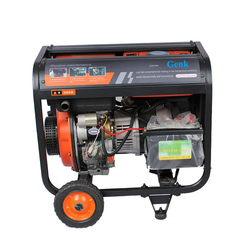 generator 5.5kw 6.0 kw portable generator 5500 watt low speed open types of diesel motor generator